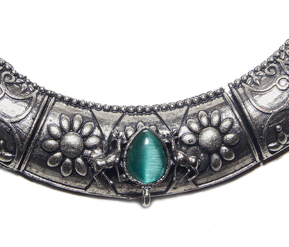 Green Flower Necklace