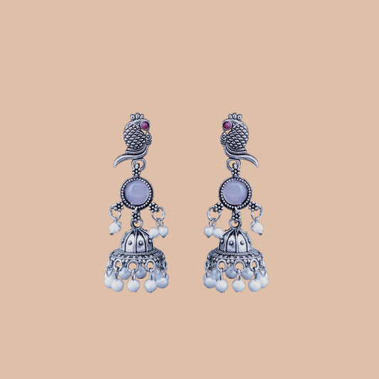 Parrot Pearl Earrings