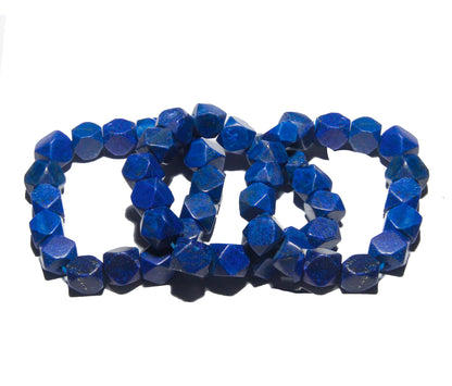 Chunky Lapis Stone Bracelets