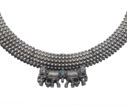 Marching Elephants Necklace