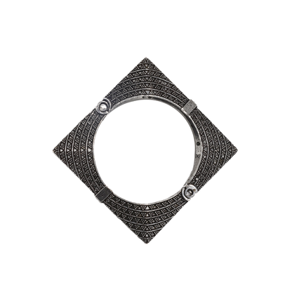 Geometic Tribal Statement Bangle