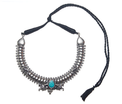 Turquoise Horse Chariot Necklace