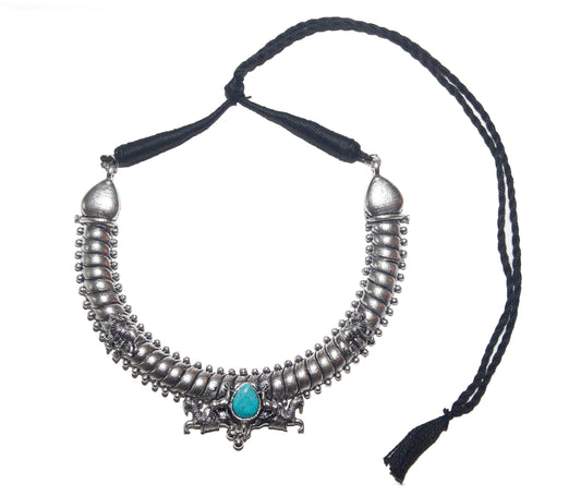 Turquoise Horse Chariot Necklace