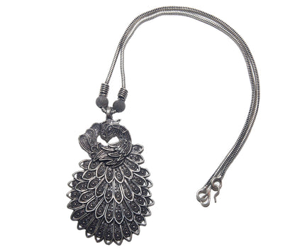 Dancing Peacock Necklace