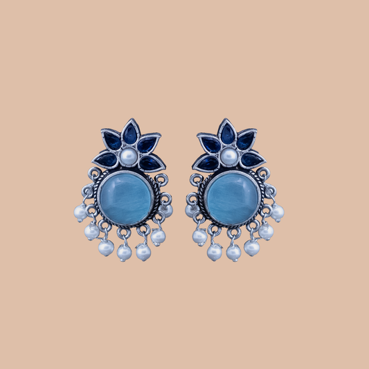 Azure Bloom Earrings