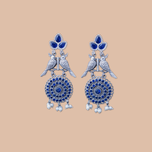 Regal Lovebird Earrings