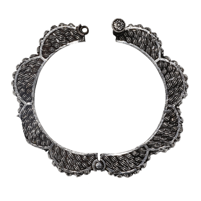 Lunar Bloom Teaxture Bangle