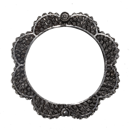 Lunar Bloom Teaxture Bangle
