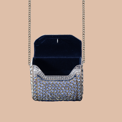 Kundan Royale  Clutch  - Mini Gold