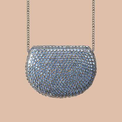 Royal Kundan Clutch - Large Gold