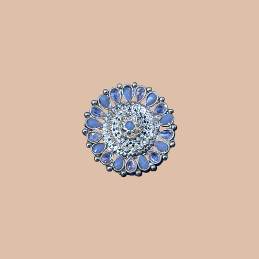 Royale Bloom Ring - Grey