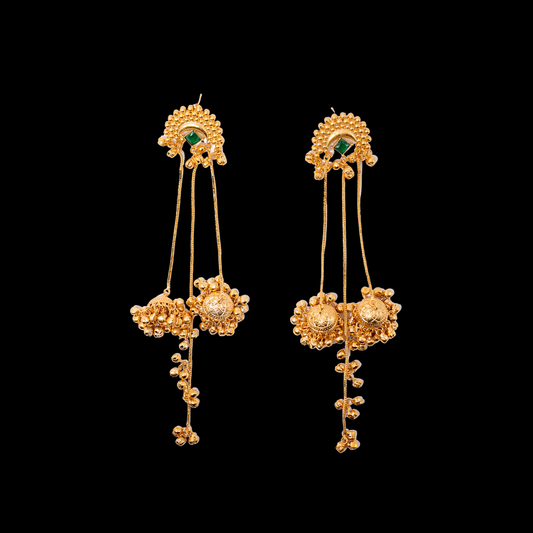 Zari Chain Earrings