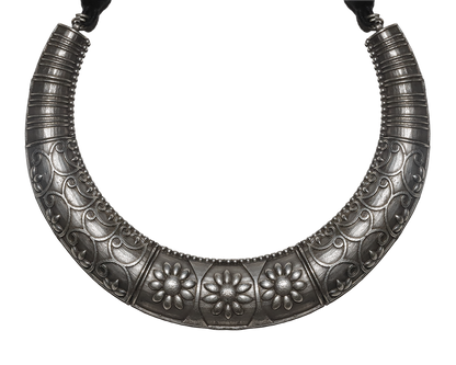 Floral Crescent Neclace