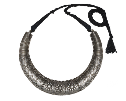 Floral Crescent Neclace