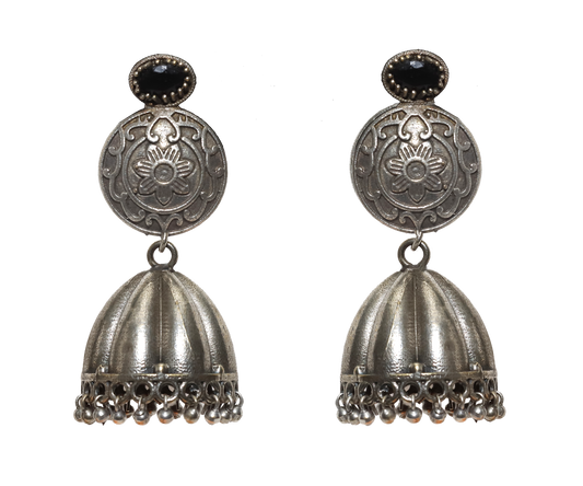 Heirloom Floral Jhumka Earrings